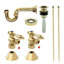 Kingston Brass Trimscape Traditional Plumbing Sink Trim Kit with P-Trap and Drain