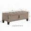 Repose-pieds avec rangement, banc de repose-pieds avec charnière de sécurité, poids de 350 lb-1365062343