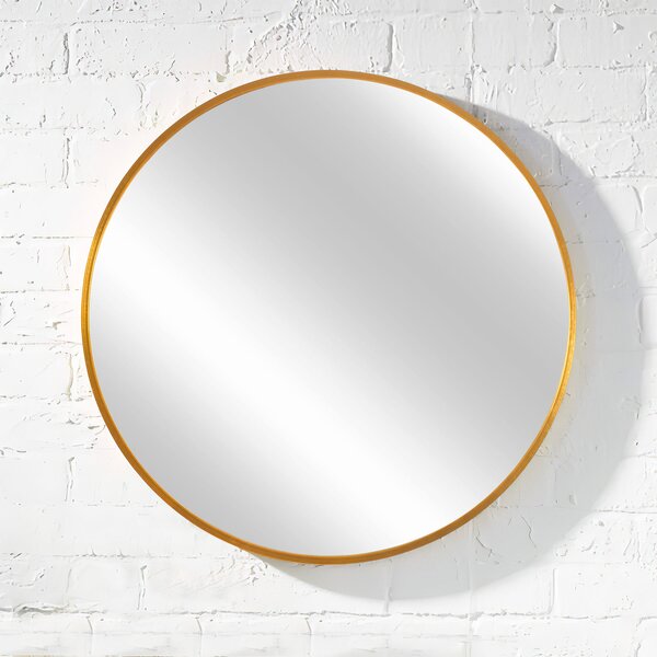 Willa Arlo Interiors Menahan Metal Flat Mirror & Reviews | Wayfair