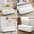 51" W Linen Upholstered Flip Top Storage Bench-864889348