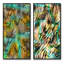 «Leopard and Tiger X», ensemble de 2 photographies sur toile-2100027850-2100027853