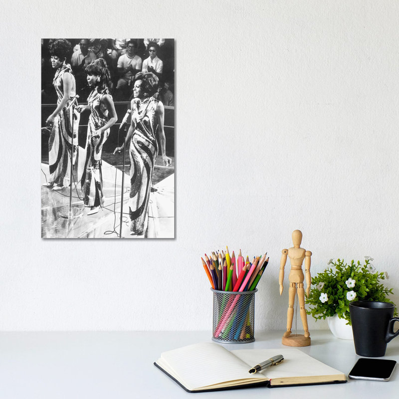 The Supremes, C1963 - Wrapped Canvas Print, 20.32 cm H x 30.48 cm W