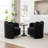 Sherpa Upholstered Barrel Chair-1867781355