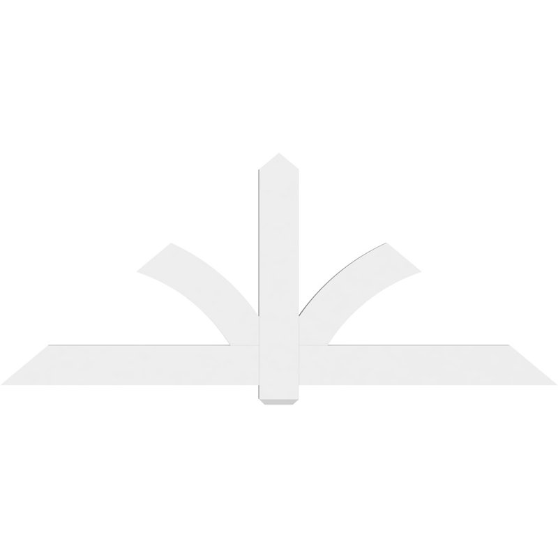 Support pour pignon en PVC Redmond, H 35 po x l 84 po (pas: 10/12), P 2 po x F 6 po