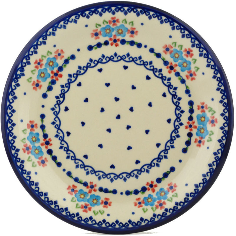 Assiette décorative en céramique à fleurs et fleurs