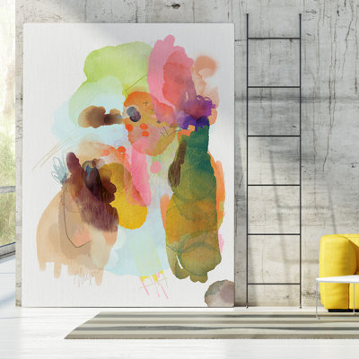 Aerial Sunset by Niya Christine - Wrapped Canvas Painting Print