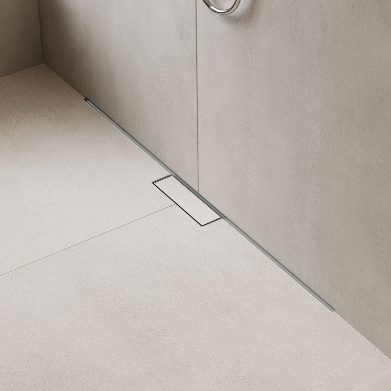 hansgrohe RainDrain Minimalistic Complete Set 2", 47 1/4" Trim and Installation Set