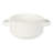 Gibson Elite Oyster Tide Embossed 6 Inch Soup Bowls with Handles. French Onion Soup Crocks, Stackable Soup Bowl, Chili, Beef Stew Reactive Glaze  Stackable Ceramic Bowl, Set of 4, White