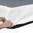 Queen Mattress Foundation 1Pc Black Metal Frame With Textured Fabric Cover