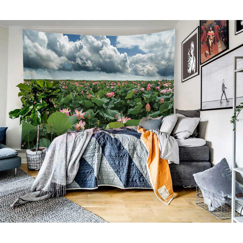 Tapisserie en polyester avec accessoires suspendus