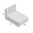 Weidman Storage Platform Bed in Grey Oak-25808796