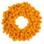 Latitude Run® 30" Flocked Yellow Artificial UnLit Wreath with 180 PVC Tips