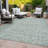 Machine Washable Indoor/Outdoor Oden ACN2152 Striped Rug-763855688