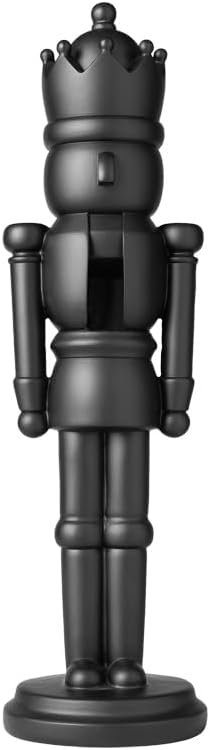 Villeroy & Boch - Christmas Chic Black Nutcracker Figurine, Christmas Decoration