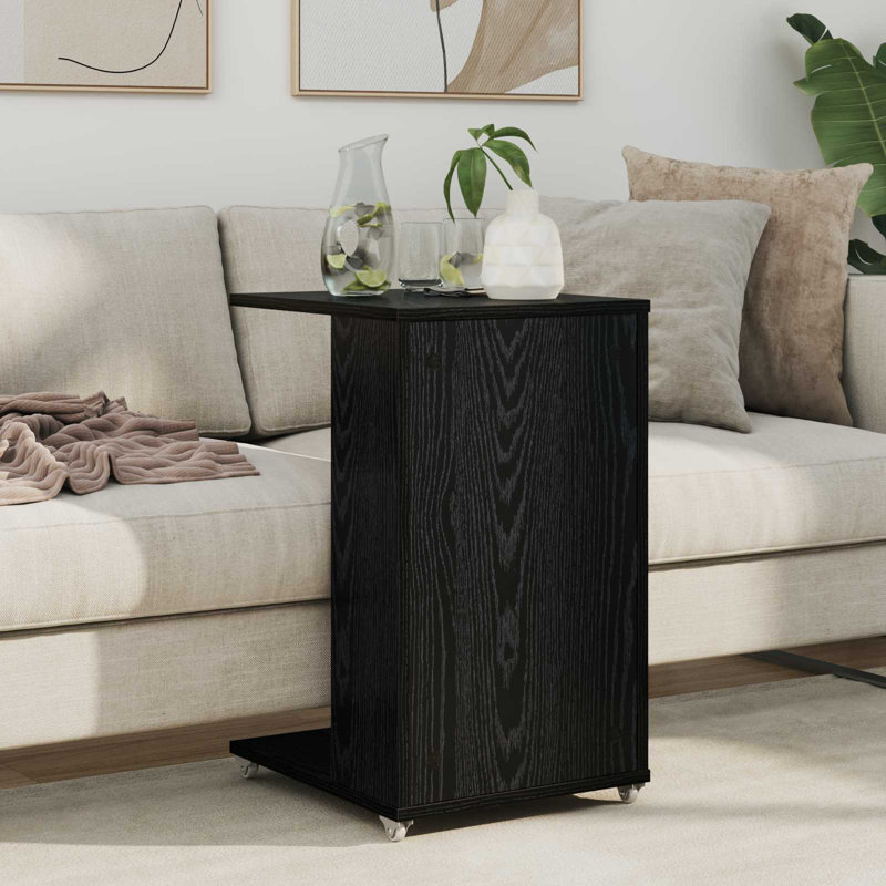 End Table, Black Oak