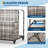  Outdoor Pool Float Storage Organizer with Wheels – All-Weather PE Wicker Rattan Bin for Patio & Poolside – Large Capacity for Towels, Life Vests, Toys – Gray, Single Armrest-557560927