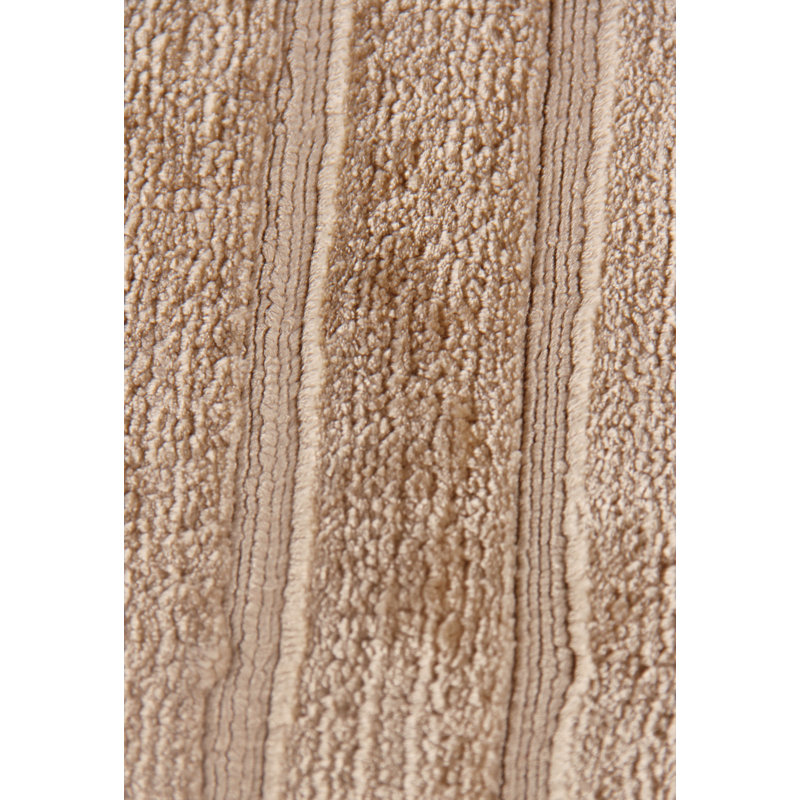 Striped Area Rug in Beige, Rectangle 10' x 14'