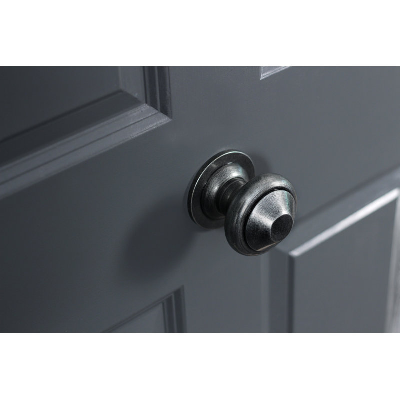 Pewter Regency Centre Door Knob