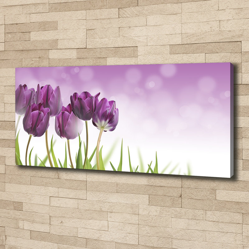 Fillet Tulips - Wrapped Canvas Print