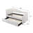 White Twin Upholstered Daybed With Trundle