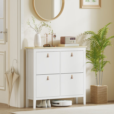 Flip-down Shoe Cabinet