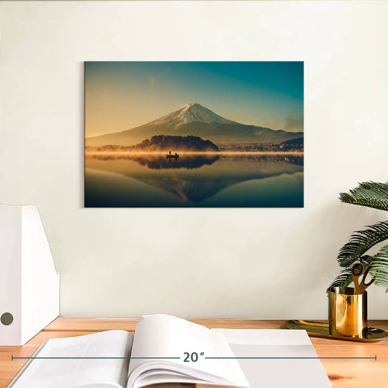 Alvord Mount Fuji Sunset, 8" H x 12" W