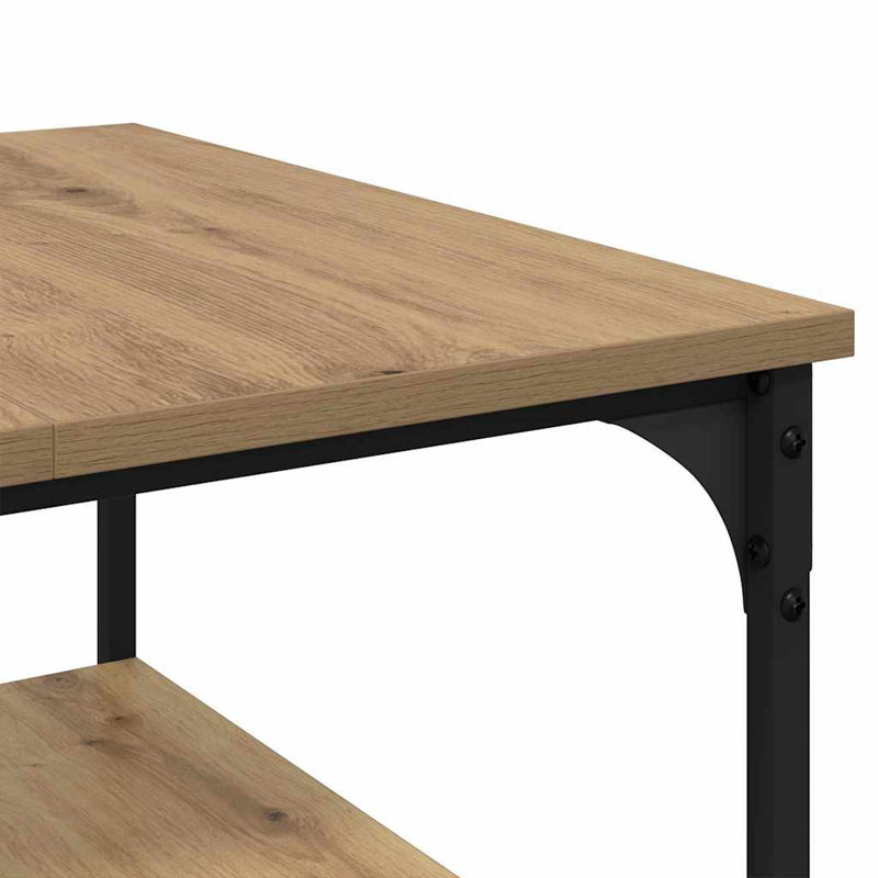 Coffee Table with Storage, Artisan Oak, 40cm. H x 55cm. L x 55cm. W