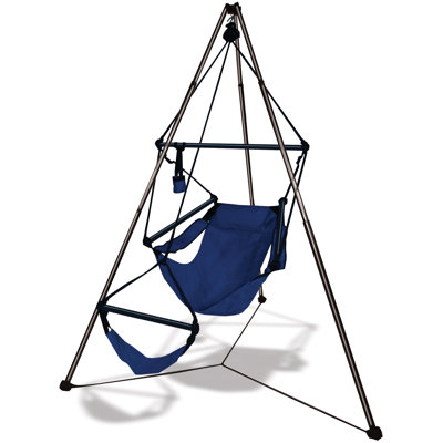 Chaise hamac en polyester avec support Bengal