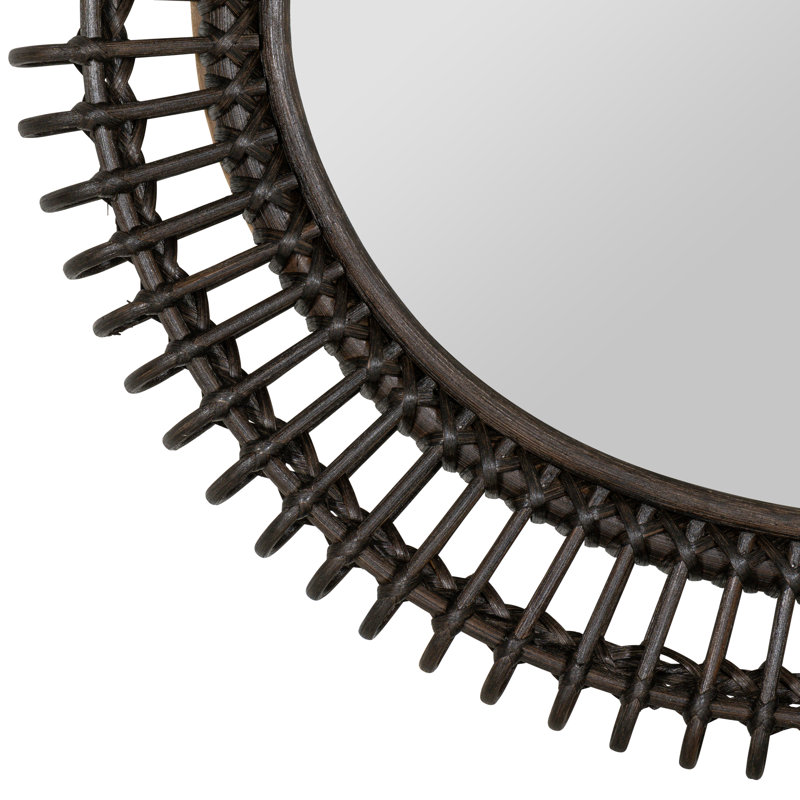 Harrison Oval Bamboo / Rattan Mirror