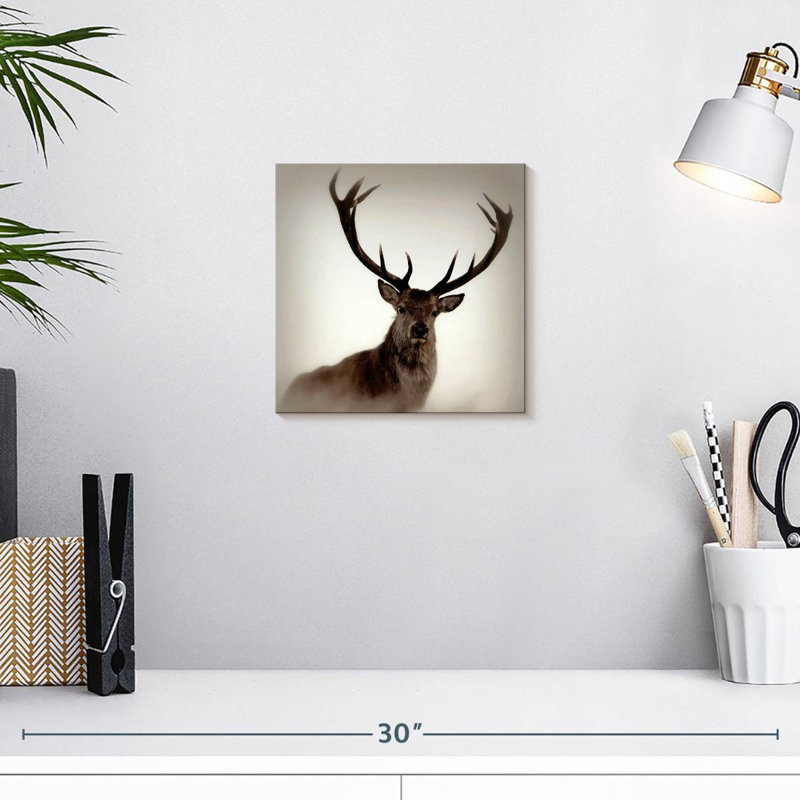Crowle Red Deer Stag, 10" H x 10" W
