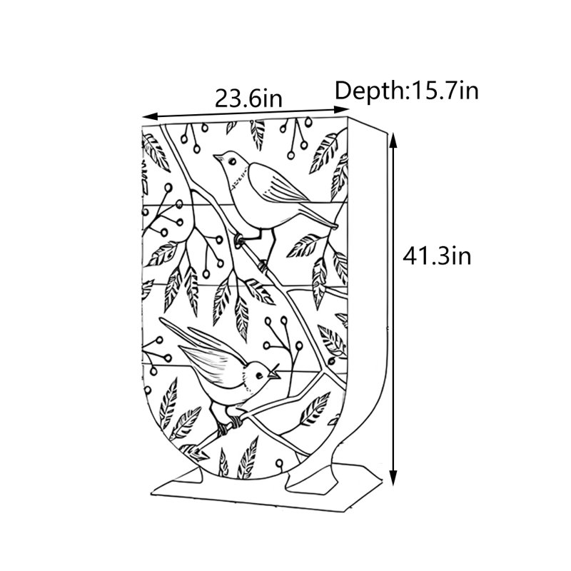 Armoire d'entrée en bois massif rétro français