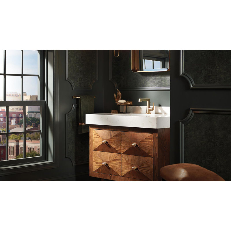 Levoir® Single-Handle Lavatory Faucet, 1.5 GPM, Luxe Gold