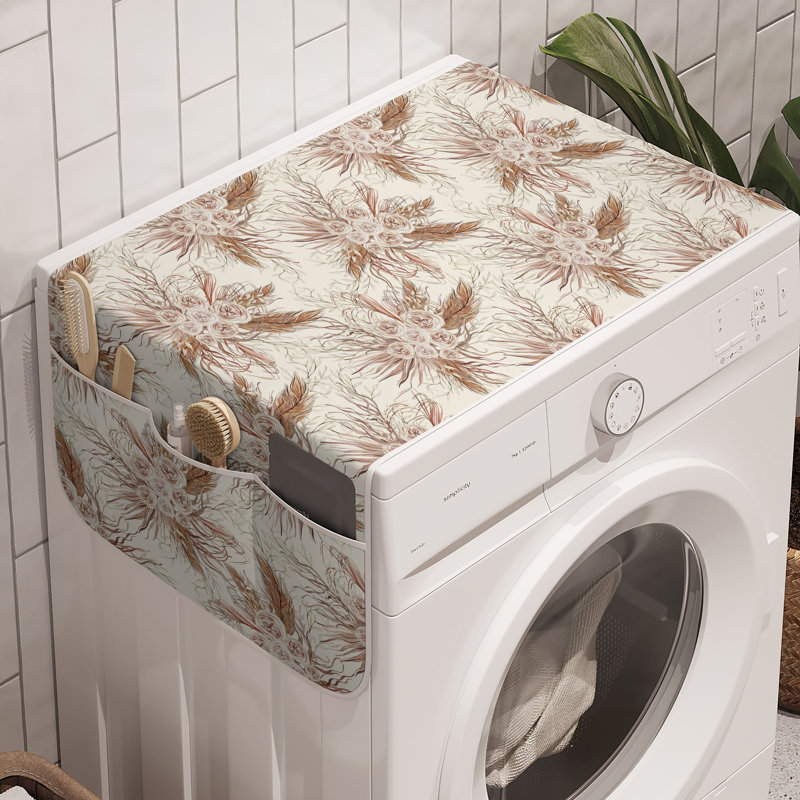 Paquet de 2 taupe chaud et coquille d'œuf de 47 po x 18,5 po East Urban Home Tropical