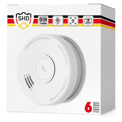 OneConcept Wall Mounted Smoke Detector