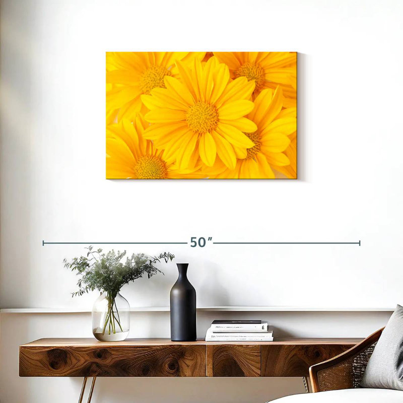 Marguerites jaunes Harnek, H 20 po x l 30 po
