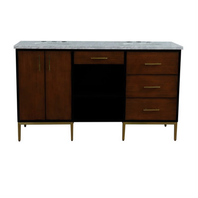 Ensemble de meuble-lavabo double 61 po Jerremy