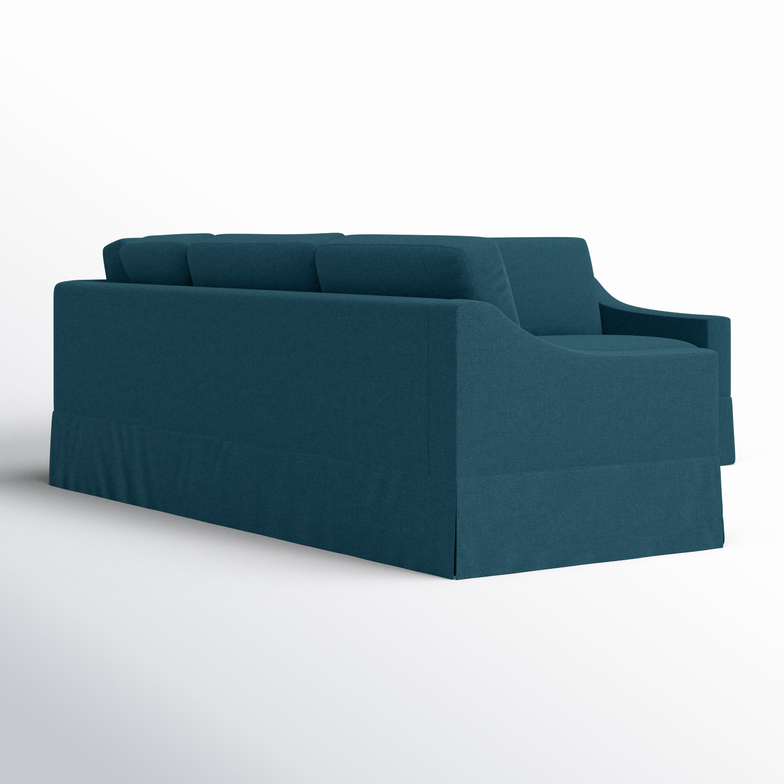 Cranbrook Slipcovered L-Sectional, Bayou Midnight Canvas
