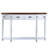 Retro Curved Wood Console Table, 52 Inch Circular Half Moon Sofa Table With Open Shelf And 2 Drawers, Solid Wood Entry Table For Living Room, Hallway-735449839