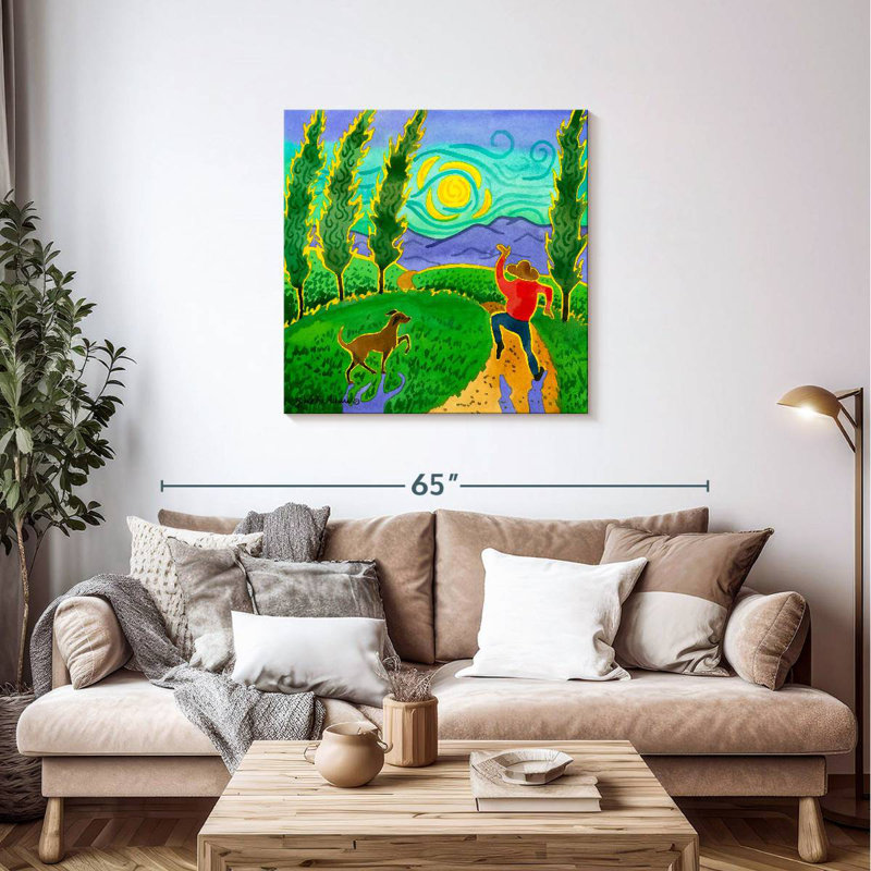 Leisha Oh Happy Day, 36" H x 36" W