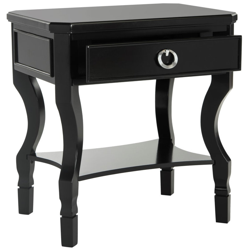 Table de chevet 24 po Elegant Desirat, Noir