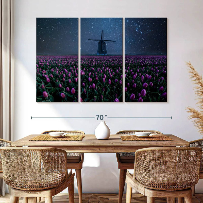 Champ de tulipes Harnek Starry, H 42 po x l 65 po