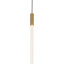 Motif 1 - Light Brushed Gold LED Single Pendant
