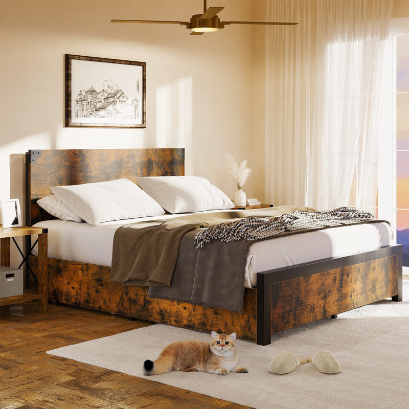 Rosalene Platform Storage Bed, Queen