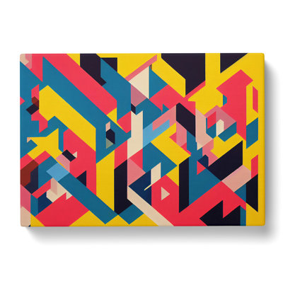Sublime Abstract Art - Wrapped Canvas Print