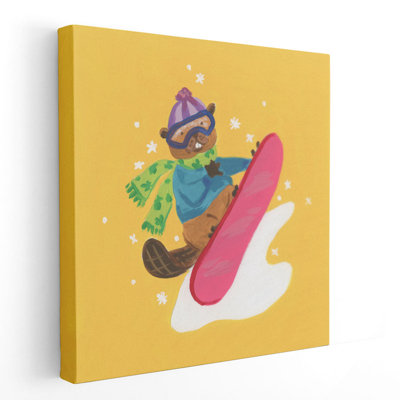 «Winter Fun-imals I», reproduction d'art sur toile