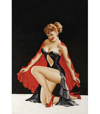 Magazine Cover Little Red Cape by Peter Driben - Unframed Graphic Art