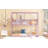 Twin Over Twin Rubber Wood Floor Bunk Bed, With Ladder,Guardrails-61487172