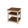 Athulya 21" Wide Cottage Beach House Design Square End Table With 2 Open Shelves