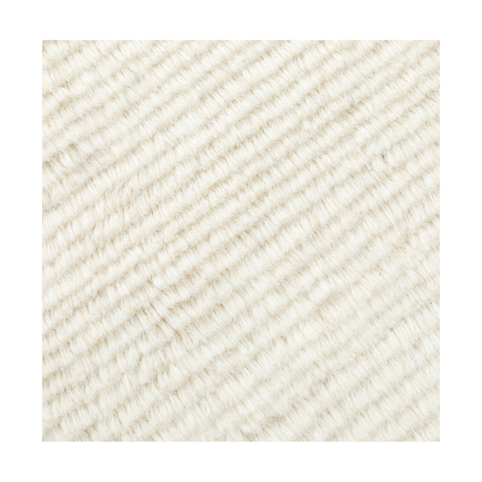 Danberry Hand Tufted Wool Ivory Rug, Rectangle 5' x 8'