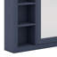 Armoire à pharmacie murale avec miroir et 6 tablettes ouvertes-118474805